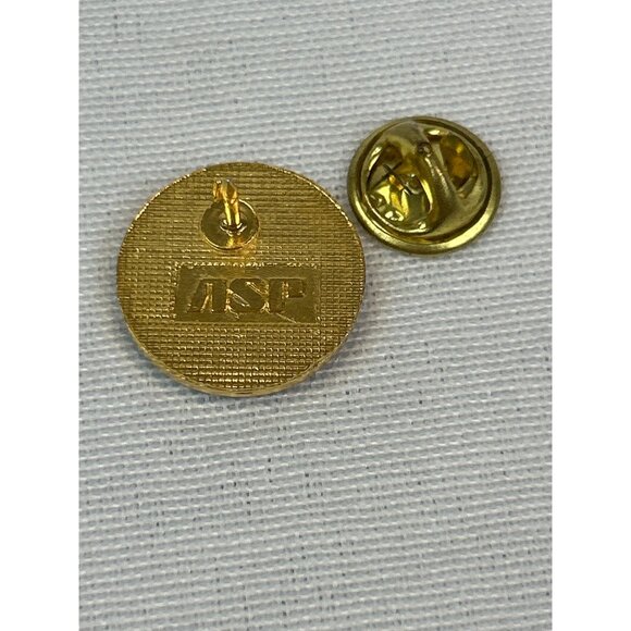 ASP Tactical Training Enamel Lapel Pin With Red Star & Black Background - Picture 3 of 4